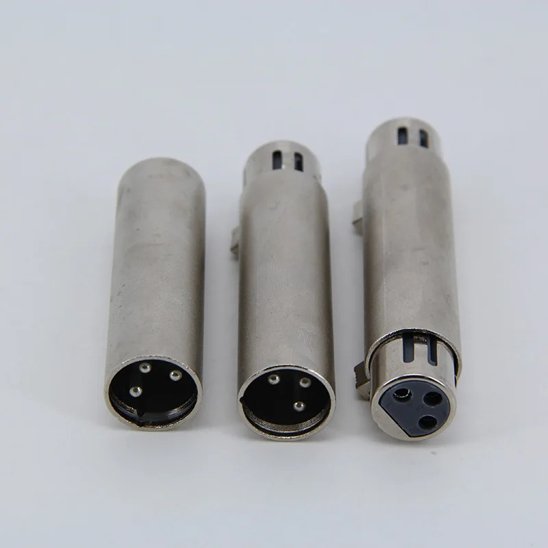 XLR 암-암 오디오 마이크 어댑터 커넥터, Xlr 3 핀 암 및 수-Xlr 암 커넥터, 1 개
