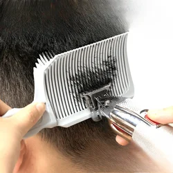 Flat Top Hair Cutting Comb For Men Fading Comb Barber Clipper Blending Heat Resistant Fade Brush Salon Styling Tool Professional