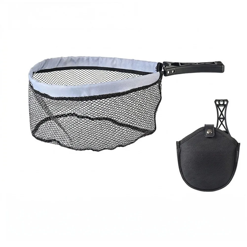 For Outdoor Fishing Trips Foldable Fishing Net Fishing Net Angler Mesh Tool Freshwater Application Compact Foldable Design