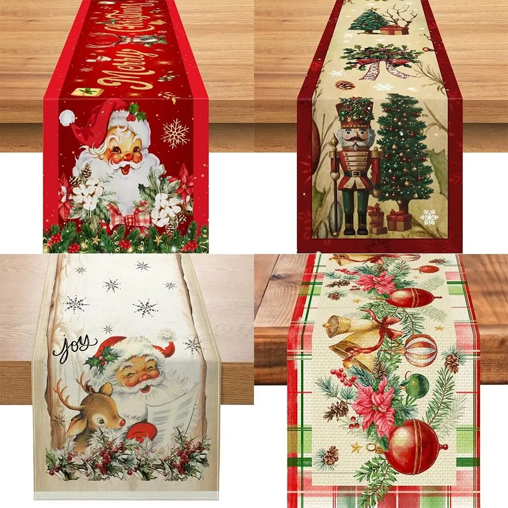 السنة الجديدة عيد الميلاد الجدول عداء أجراس عيد الميلاد نافيداد هدية عيد الميلاد الجدول العلم سانتا كلوز غطاء العلم زينة عيد ميلاد سعيد #2