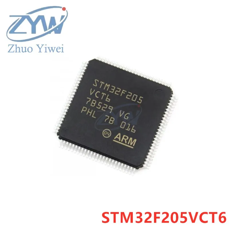 STM32F205VCT6 LQFP-100 STM32F STM32F205 STM32F205VCT 120MHz 256KB ARM Cortex-M3 chip 32-bit microcontroller MCU New original