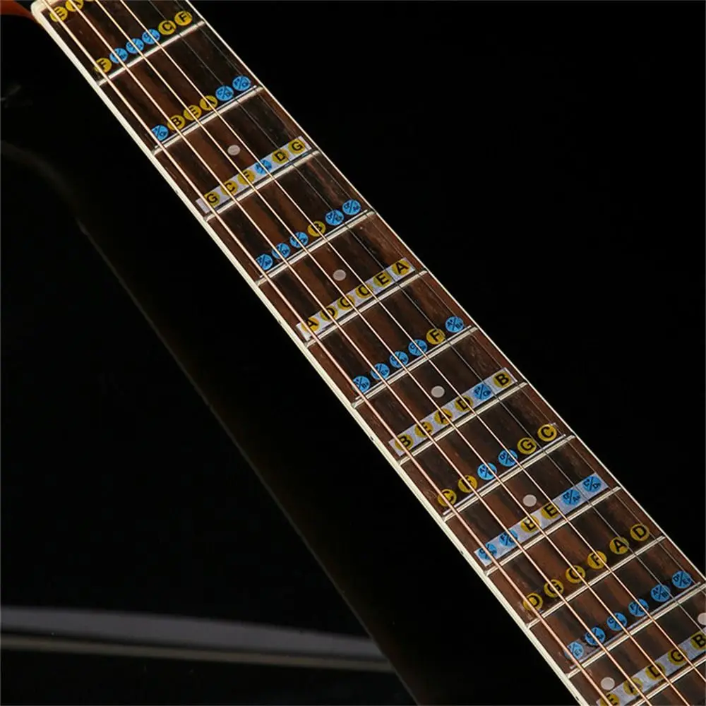Decal Musical Scale Fingerboard Stickers Guitar Chord Stickers Fretboard Sticker Guitar Scales Stickers Guitar Note Sticker