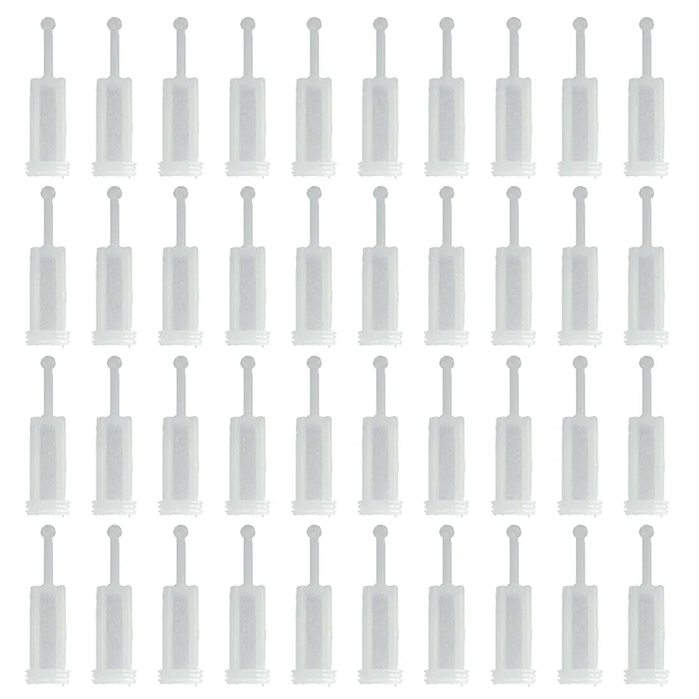 

40Pcs 11mm Dia Paint Filters Strainers Disposable Gravity Feed HVLP White Gravity Feed Spray Tools Pot Paint Filter Accessories