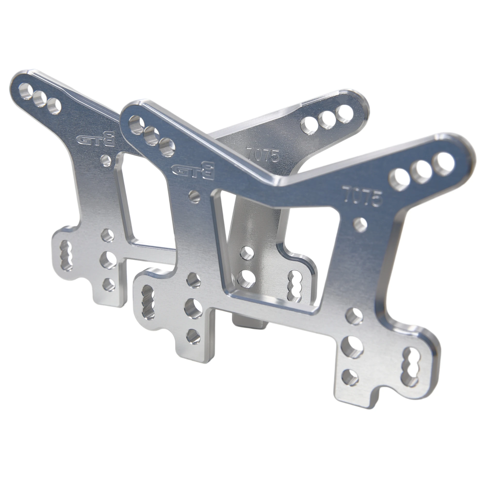GTBRacing Stoßdämpferhalterung vorne und hinten, 6 mm, CNC-Aluminium 7075, für RC-Auto 1/5 LOSI DBXL-E 2.0 DBXL 2.0 Upgrade-Teil – Detail 1