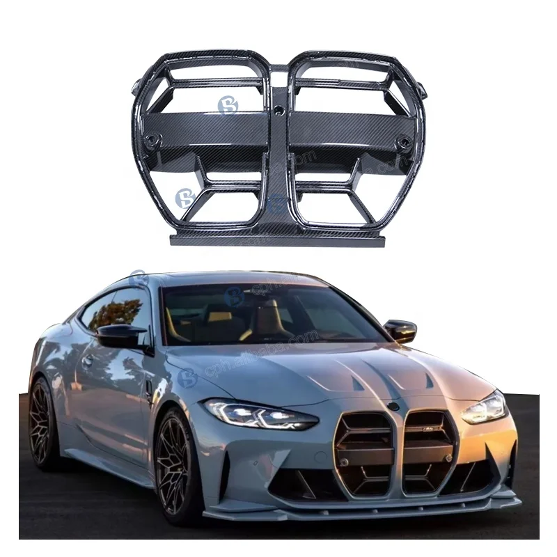 

Car Grille Replacement Dry Carbon Fiber CLS Style Car Front Bumper Grill For M3 G80 M4 G82 G83