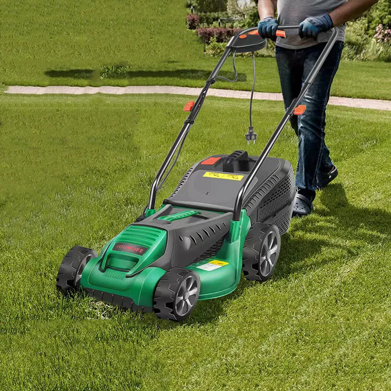 Electric Lawn Mower 3600RPM Multifunctional Grass Trimmer Household Portable Cutter Adjustable Garden Trimming Machine