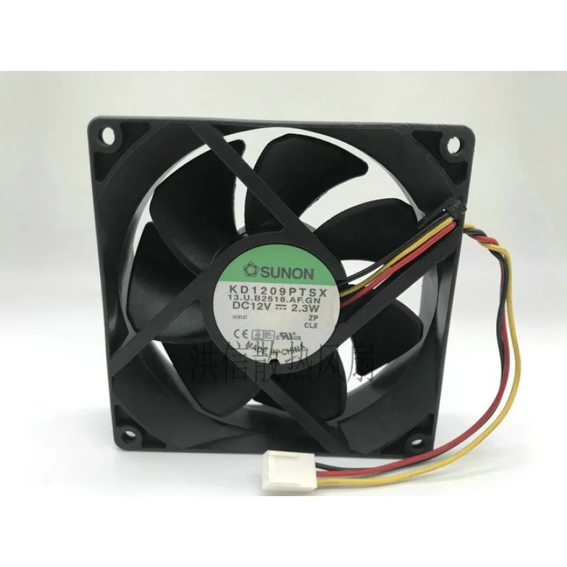 

H 1 шт. для SUNON 9025 KD1209PTSX DC12V 2,3 Вт 9 см 92*25 мм охлаждающий вентилятор