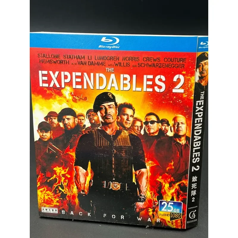 Expendables Series 1-4 4-disc Package American Action Blockbuster Series Many Hollywood