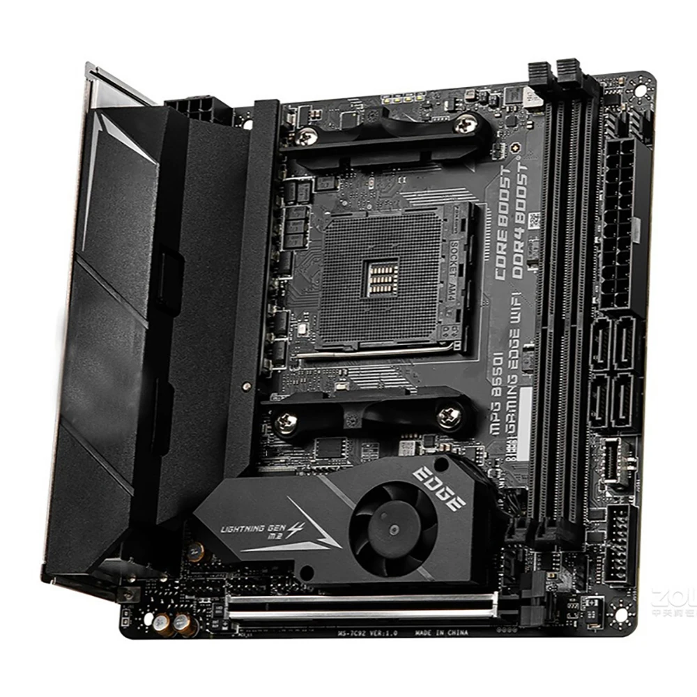 MPG B550I GAMING EDGE WIFI AM4 DDR4 64G USB3.2 M.2*2 SATA3 Mini-ITX Desktop Motherboard