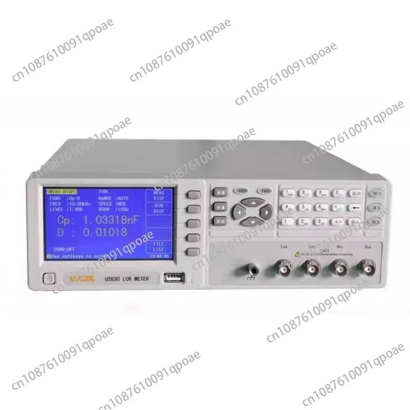 Measuring Instrument U2836 LCR Measuring Instrument, Frequency 50-200KHz, Basic Accuracy: 0.05%, Six-Digit Resolution