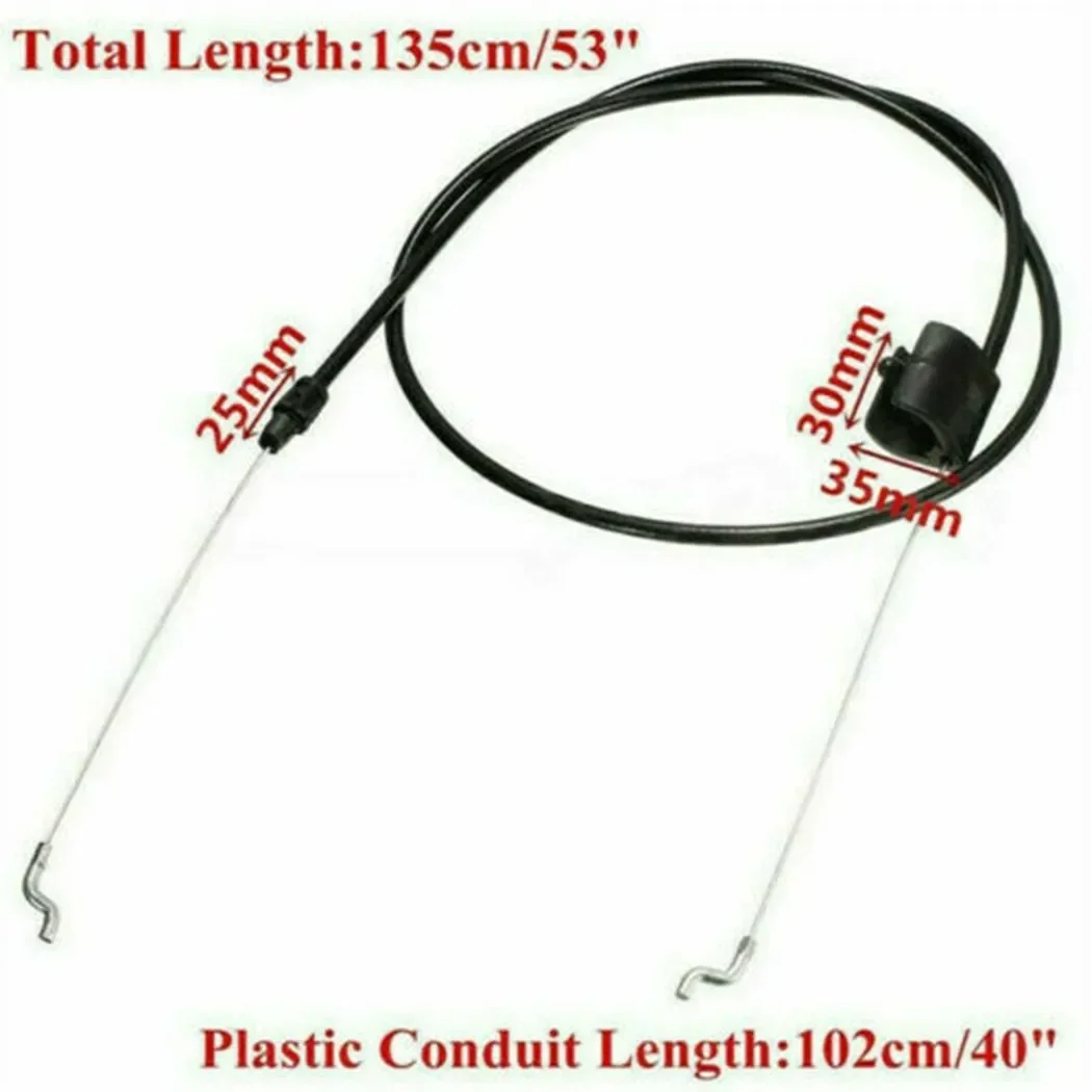Z-hook Lawn Mower Throttle Pull Control Cable For 038, 2003-2007 Motor Brake Wheel Drive Throttle Cable Bowden Cable Rope