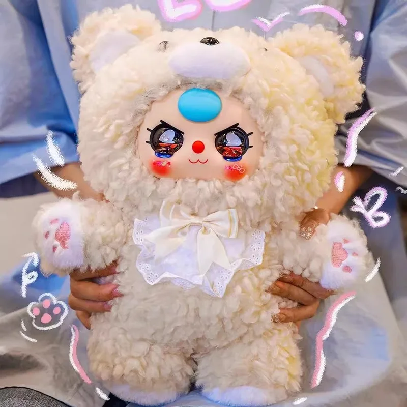 New Baby Three V4 400% Overall Doll Mystery Vinyl Plush Blind Box Fashion Cute Kawaii Decor Girl Toy Surprise Birthday Gift