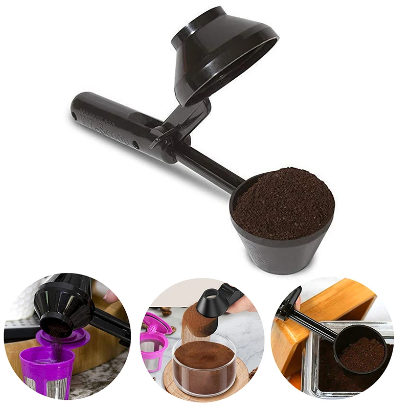 

Reusable K-Cup Refill Coffee Scoop & Funnel For Coffee Shops 1 Count 2 Tablespoons