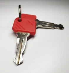 702 key 2 Pcs Ignition Key for Jungheinrich ECE220/ETV114N 28520490.