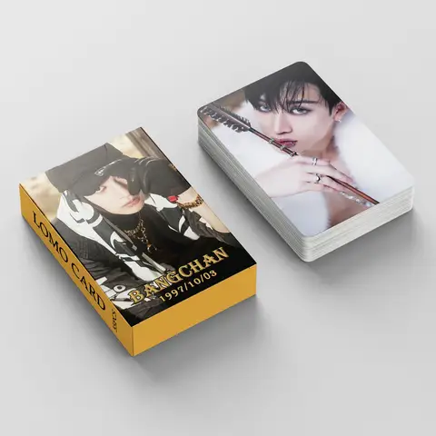 55 개/상자 Kpop 사진 앨범 HOP Bang Chan Lomo 카드 Photocards 팬 Collcetion 고품질 HD Postcar