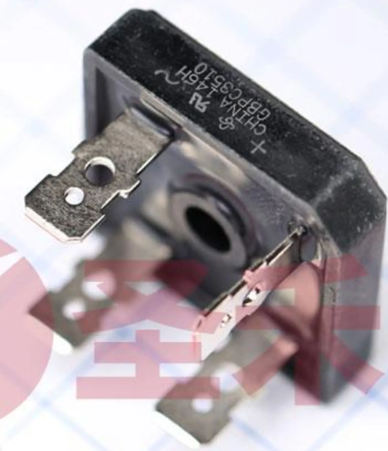 Retificador de ponte monofásico, Passivated, original, 35A 1KV, 4 Pin, GBPC:GBPC3510-E4/51, 1-5Pcs