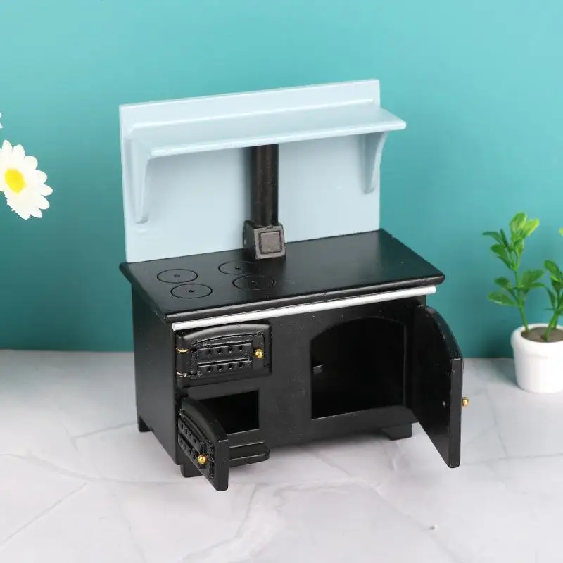 

Pack 1/12 Scale Realistic Wooden Cooktop Miniature for Dollhouses; Ideal for Kids Playhouses and Decorations