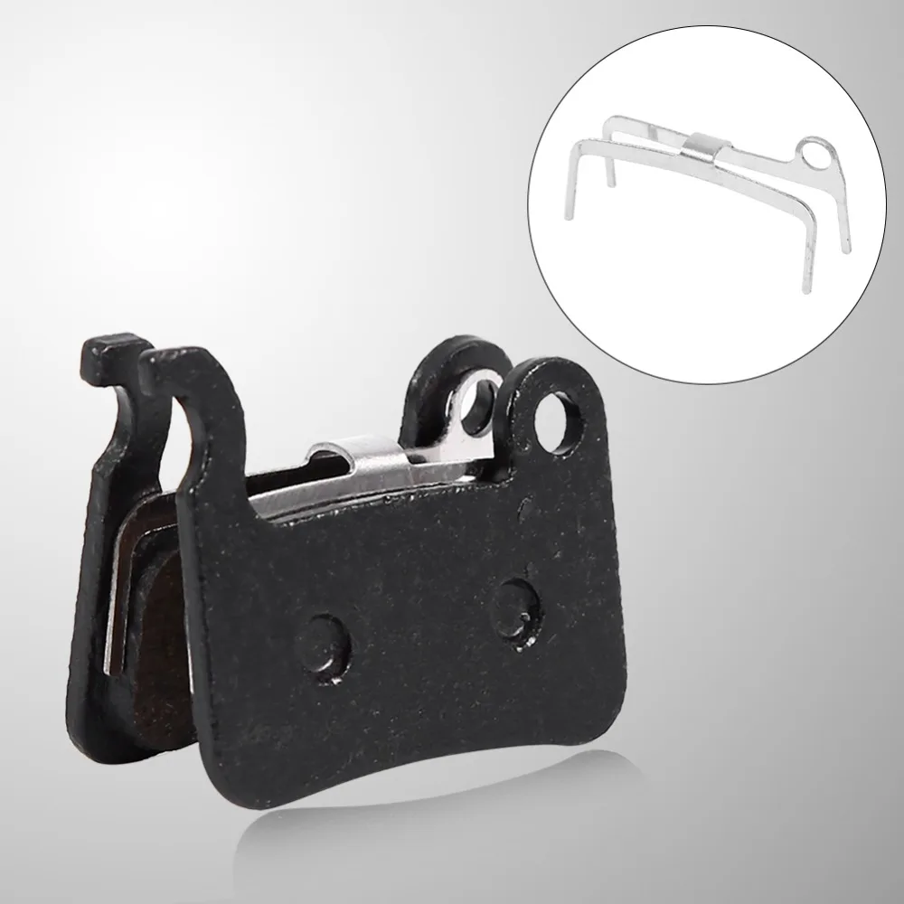 

4 Sets Resin Semi-metal Disc Brake Pads Black with Snap-on Shrapnel Bicycle Disc Brake Pads Bike Brake Pad Set Bike Brake