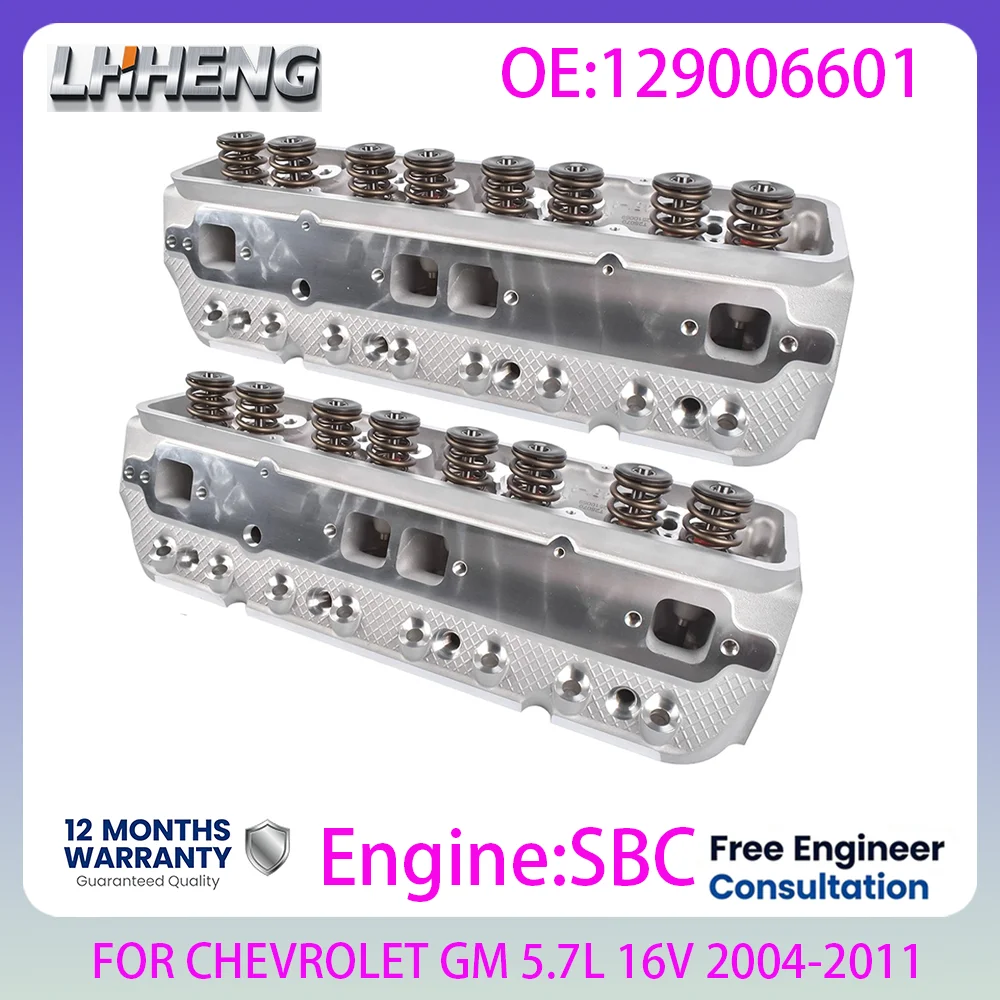Engine cylinder head assembly For Chevrolet Aveo Lacetti Camaro Chevelle Corvette T200 5.7L 5.7 L T V8 GAS 2004-2011 SBC 350