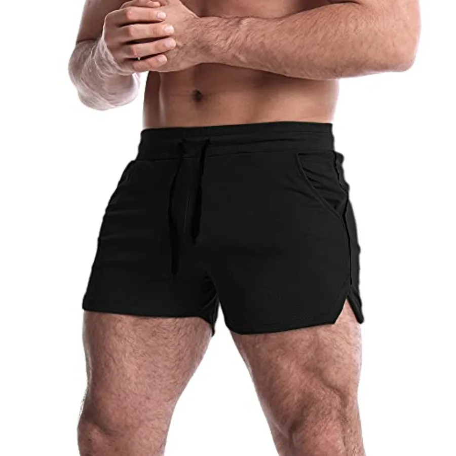

EVERWORTH Men's 5 Inch Inseam Workout Shorts Athletic Gym Shorts Bodybuilding Short Shorts Casual Running Shorts
