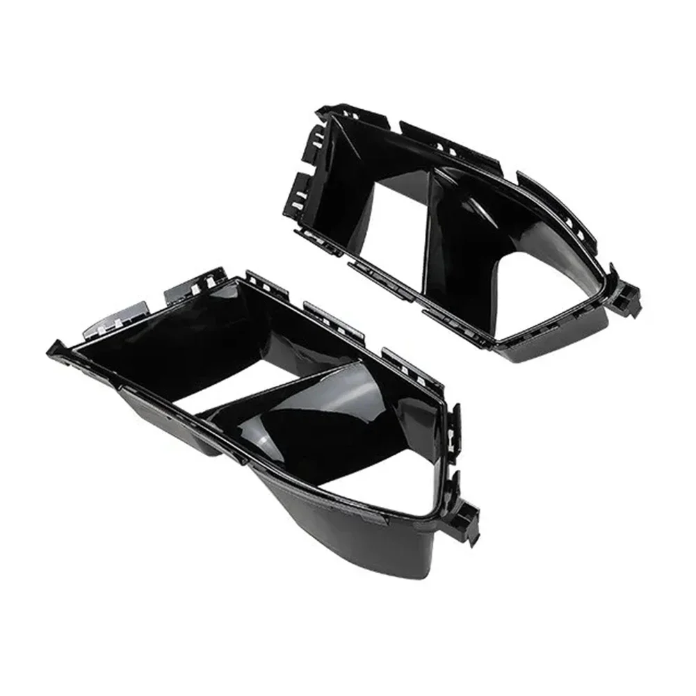 

Suitable 21-24 BMW G80 M3 G82 G83 M4 front bumper modified MP model fog lamp frame Bright black