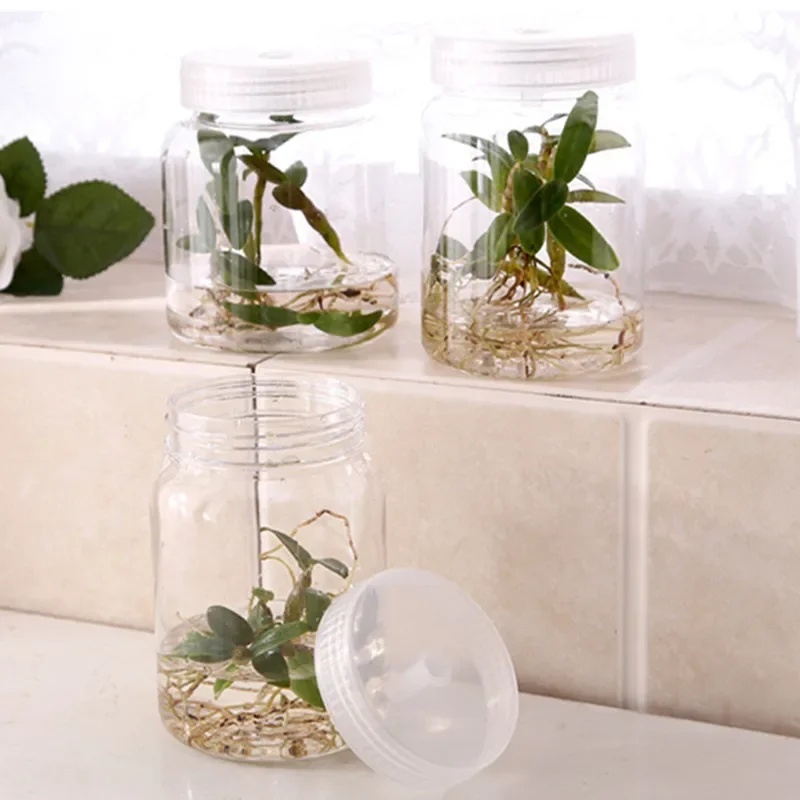 1Pc Plants Seedling Tissue Culture Plastic  Jars High Temperature Resistance For Seedling Tissue Culture Bottle No Deformation