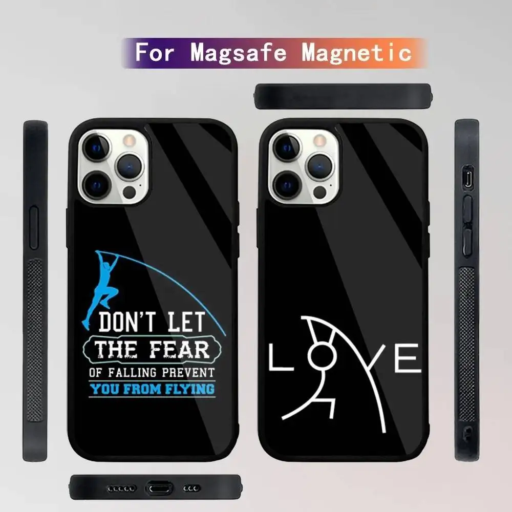 

Pole Vault Sport Phone Case For iPhone 16,15,14,13,12,11,Plus,Pro,Max Mini Magsafe Magnetic Wireless Charging