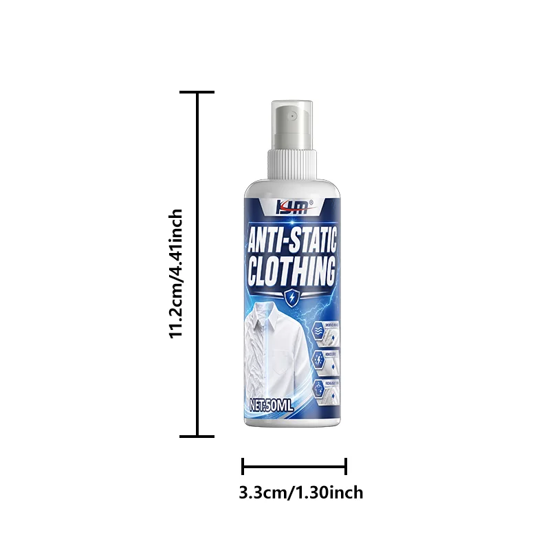 Portable Quick-Acting Wrinkle Spray, Rapidly Eliminates Stubborn Wrinkles, Gentle And Soft Fabric Spray, Suitable for Shirts