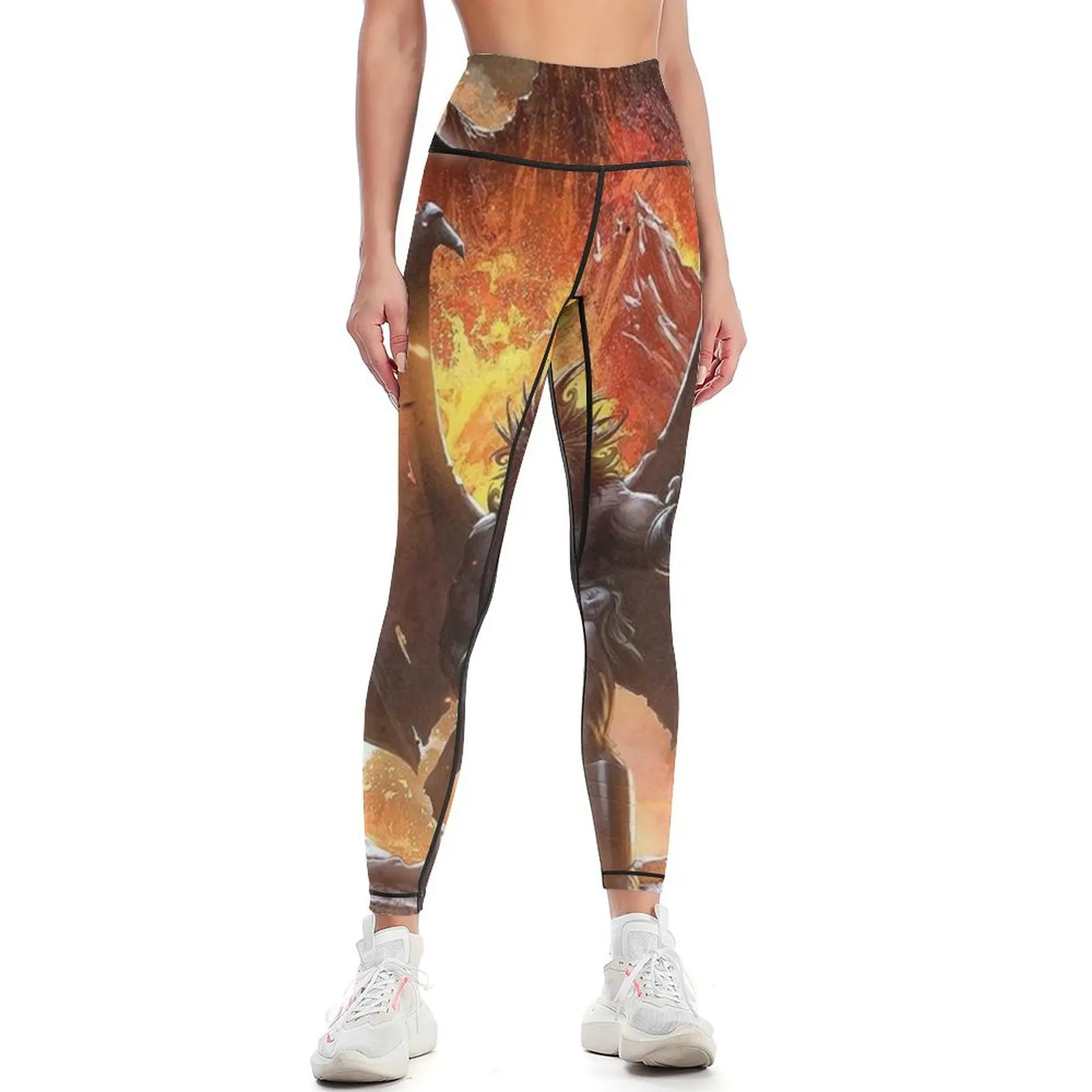 

Battle Beast - Unholy Savior album 2015 Leggings Fitness clothing Golf wear Womens Leggings