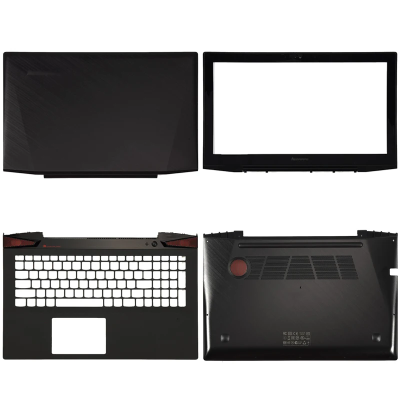 

Brand new, applicable to Lenovo y50-70 Y50 shell, back cover, palm rest, screen shaft, keyboard, cooling fan and bottom shell