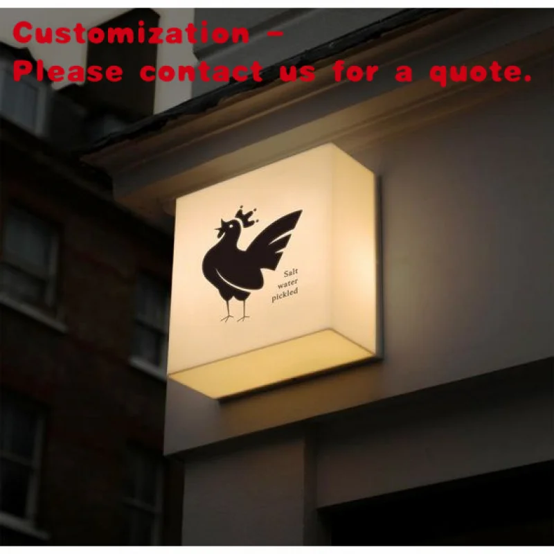 

custom.Custom Led Light Box Sign Advertising Acrylic Outdoor Led Lightbox Round Double Side Light Boxes Shop Business