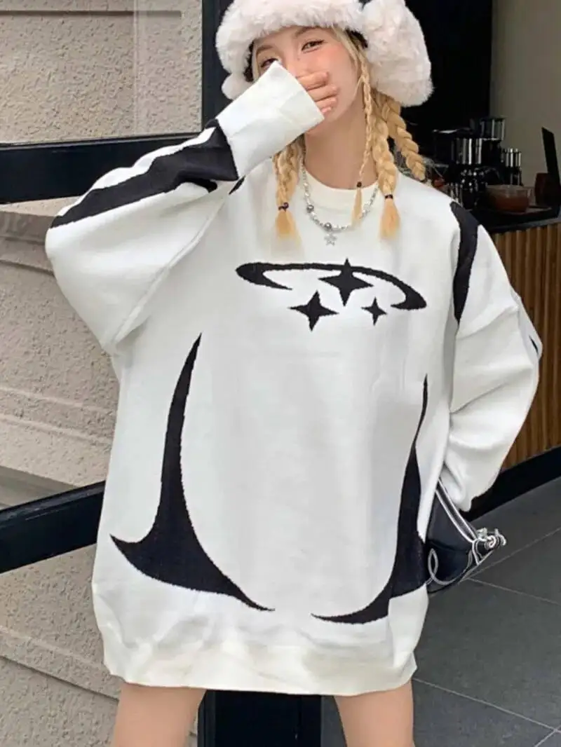 Hip Hop Knitted Whi… - image