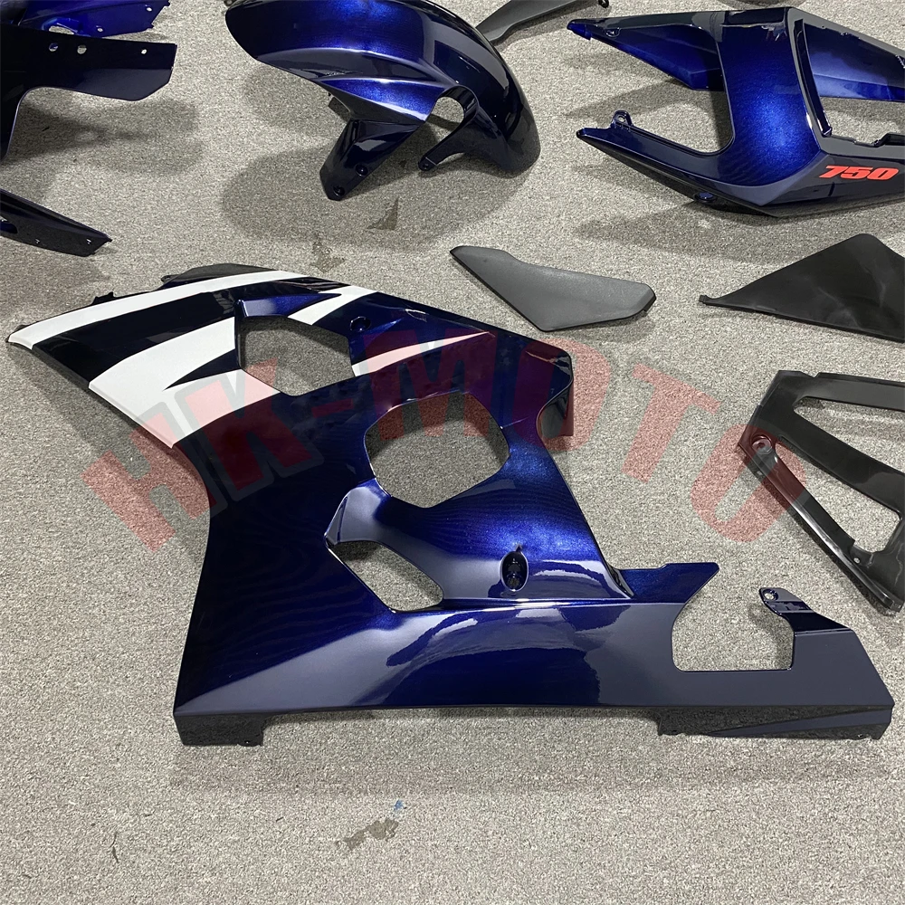 Motorcycle Fairing Kit Fit For GSX-R 600 750 GSXR600 GSXR750 2004 2005 K4 K5 Bodywork Set High Quality ABS Injection Blue White