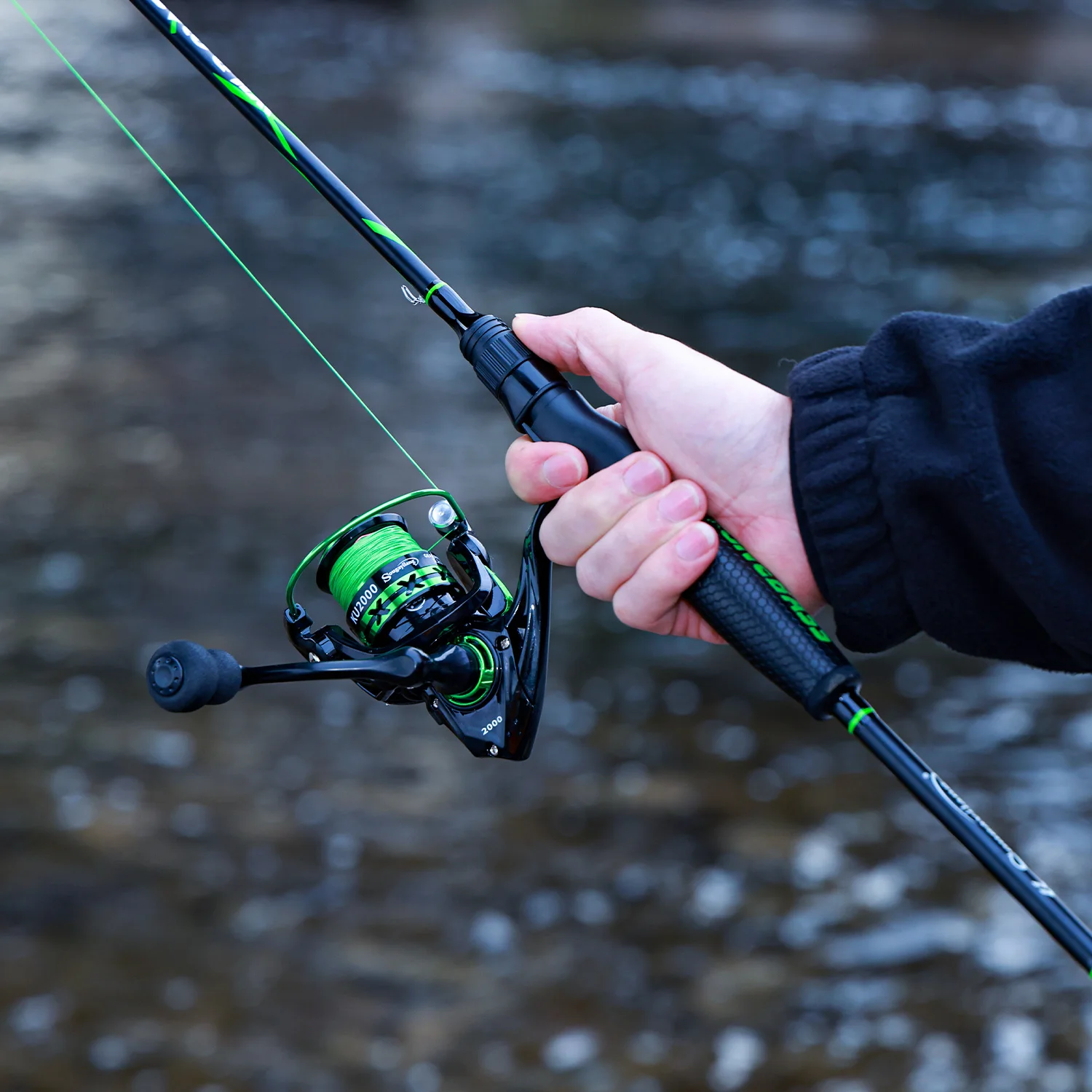 Sougayilang Combo Caña Spinning + Carrete – Pesca Perca Agua Dulce - imagen 4