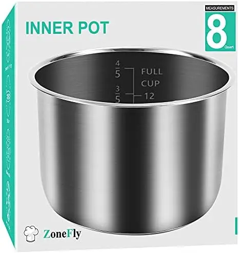 

8Qt Power Cooker XL Replacement Inner Pot – Stainless Steel for PPC772, PPC780, WAL3 – OEM Compatible