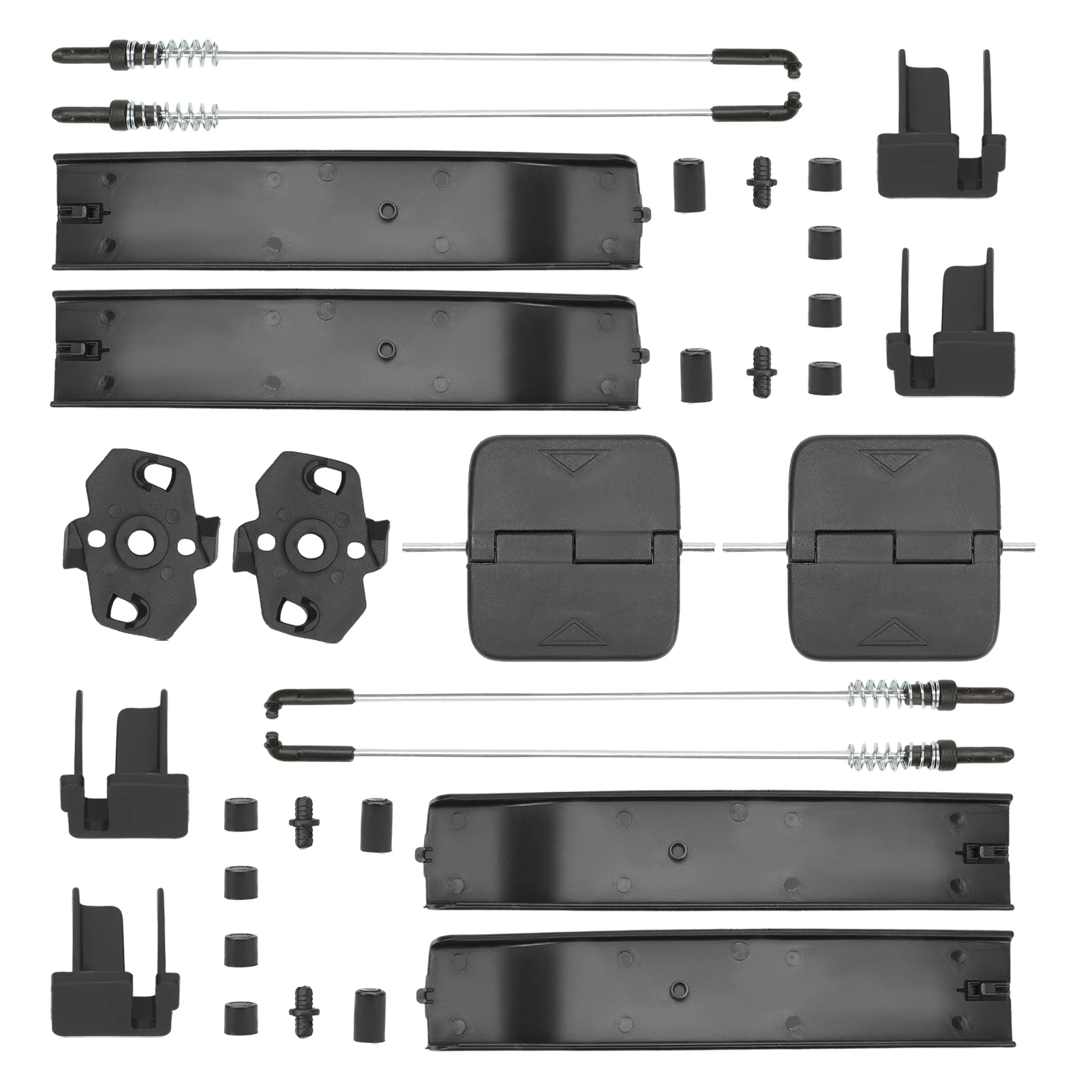 1 Pair Sliding Door Window Glass Handle Latch Repair Kit 7H0847773 7H0847790 7H0847789 For Transporter T5 T6 Multivan Caravelle