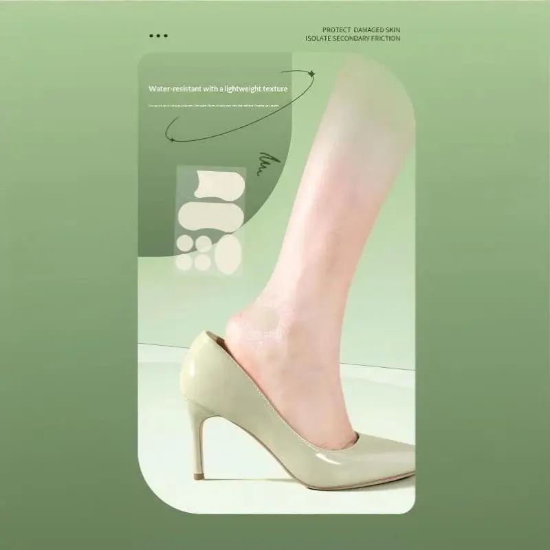 Anti-Verschleiß-Fußpflaster für Damen und Herren, unsichtbarer Gel-Fersenschutz, selbstklebende Pflaster-Aufkleber, Polster, Fußpflege-Tool – Detail 9