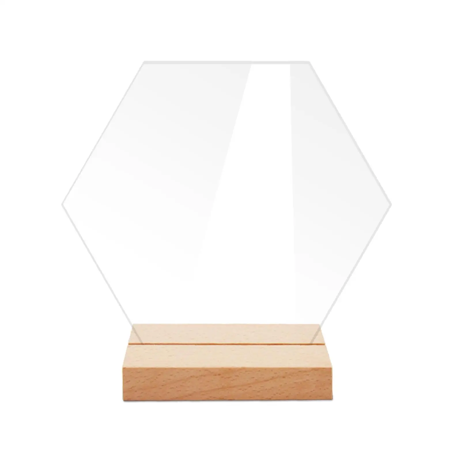 10 Pieces Acrylic Place Cards Seating Chart Card Acrylic Plates for Wedding