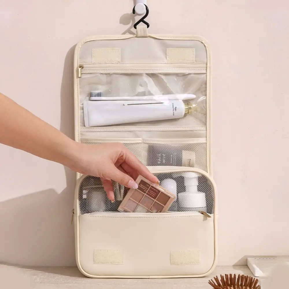 حقيبة صغيرة من النايلون حقيبة مستحضرات تجميل مقاومة للماء متعددة الوظائف مقاومة للغبار حقيبة تخزين للعناية بالبشرة حقيبة للحمل حقيبة سفر للسفر #2