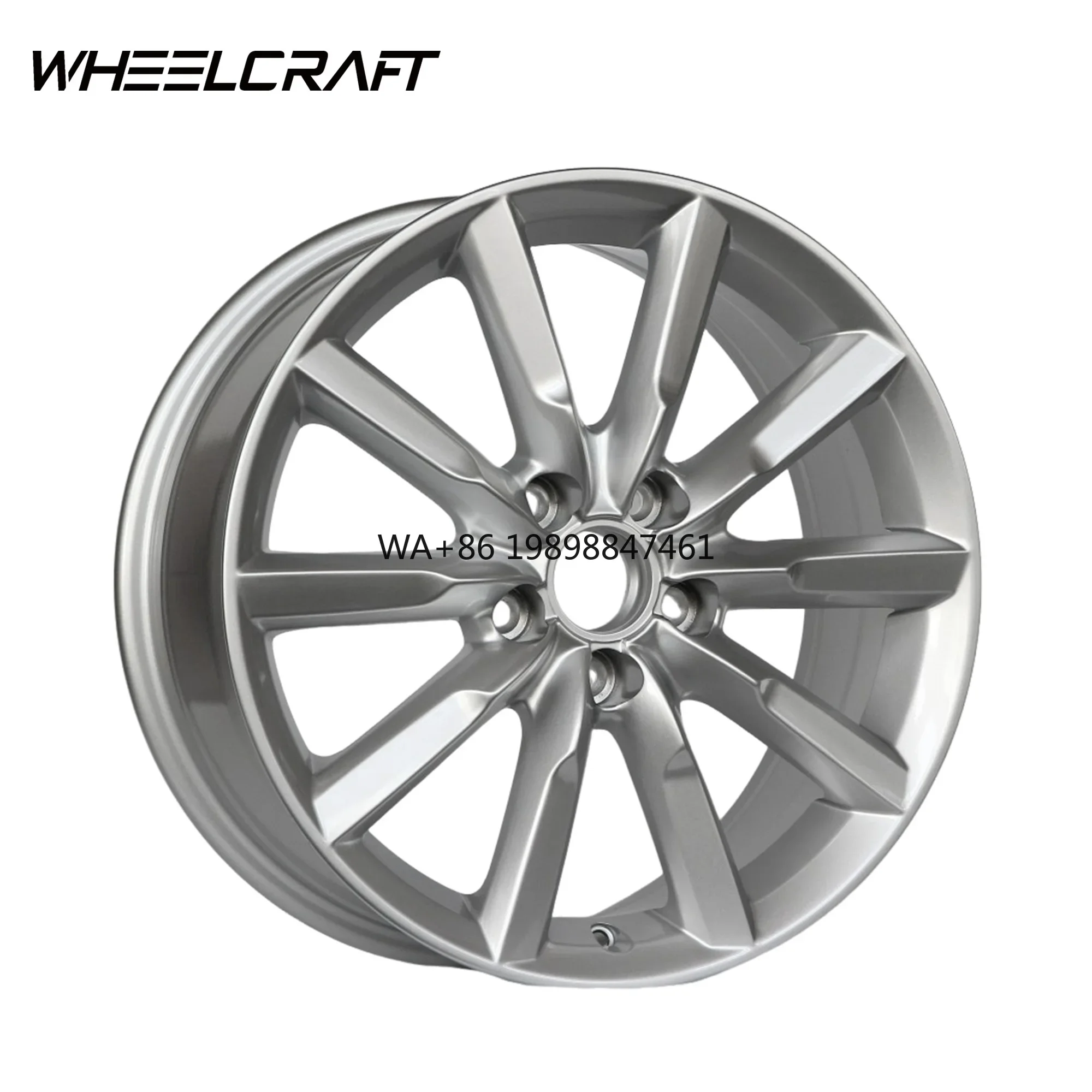 Promotional New 17 Inch Aluminum Alloy Rim Original Wheels Car Wheel Machine Face Design