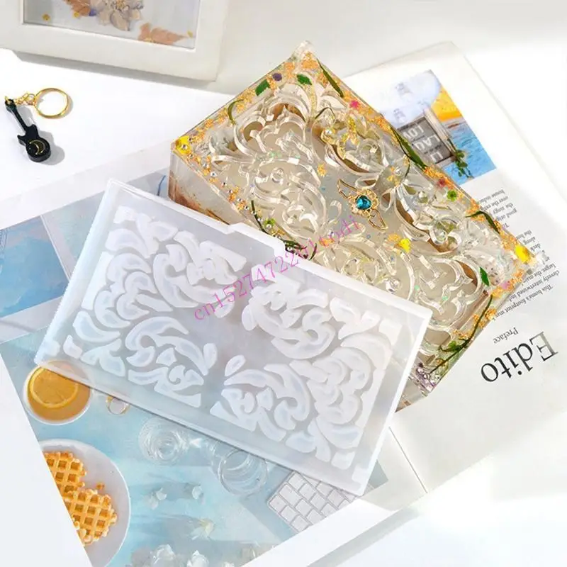 

Коробка для хранения, форма для эпоксидной смолы, держатель для ювелирных изделий, силиконовая форма, сделай сам, поделки, для