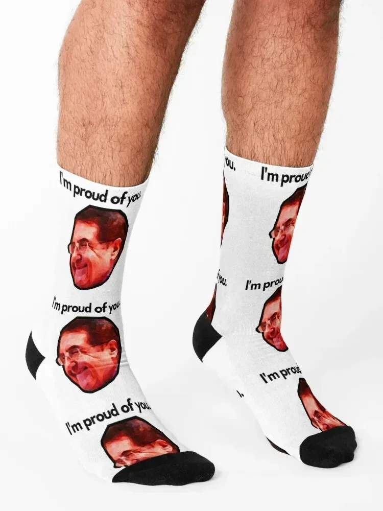 Dr Nowzaradan is Proud of You Socks cycling colored christmass gift sports stockings Men's Socks Women's