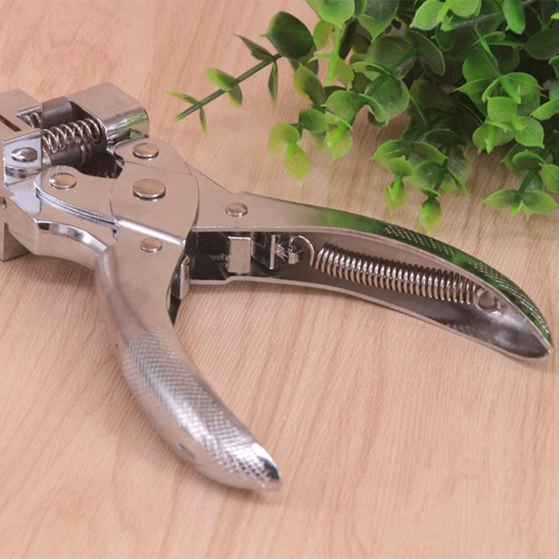 TOP 2PCS T-Hook Punch Pliers Hand Press Punch Pliers Single Hole Punch