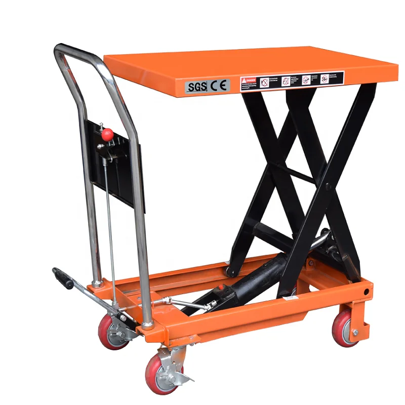 

2m Adjustable Hydraulic Hand Cargo Hydraulic Lift Table