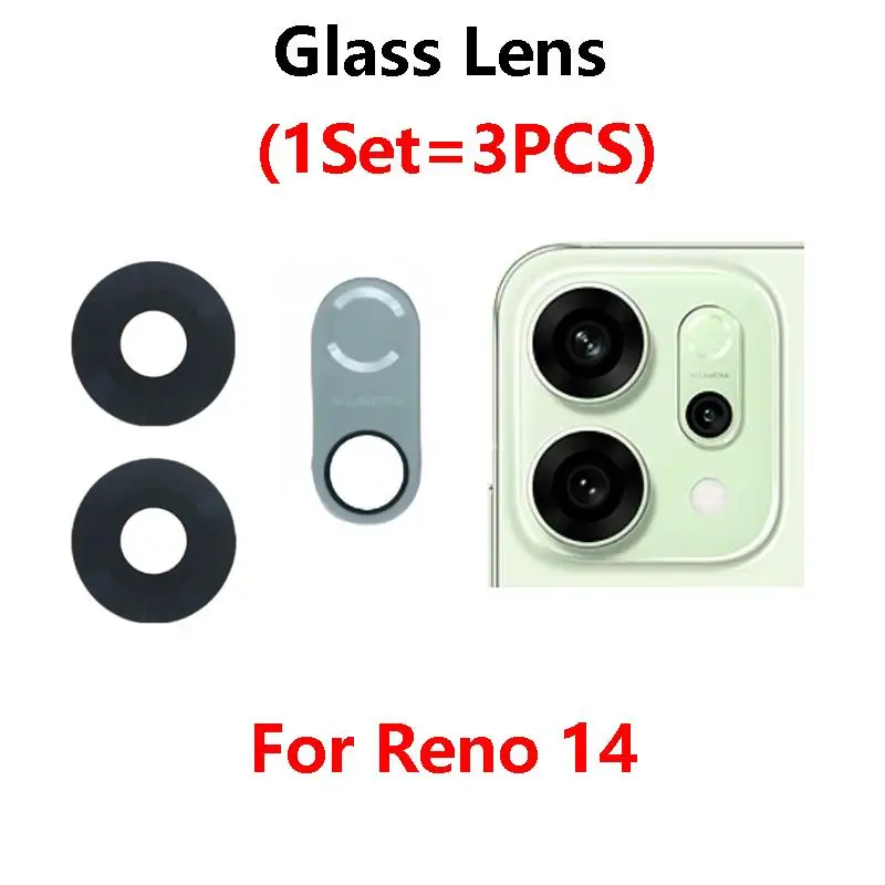 قطع غيار عدسة زجاجية للكاميرا الخلفية OPPO Reno14 Reno 14 Pro