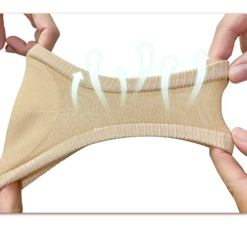 1-4Pairs Silicone Heel Protective Cover Moisturizing Anti-Crack Plantar Fasciitis Heel Socks Pain Relief Fasciitis Support