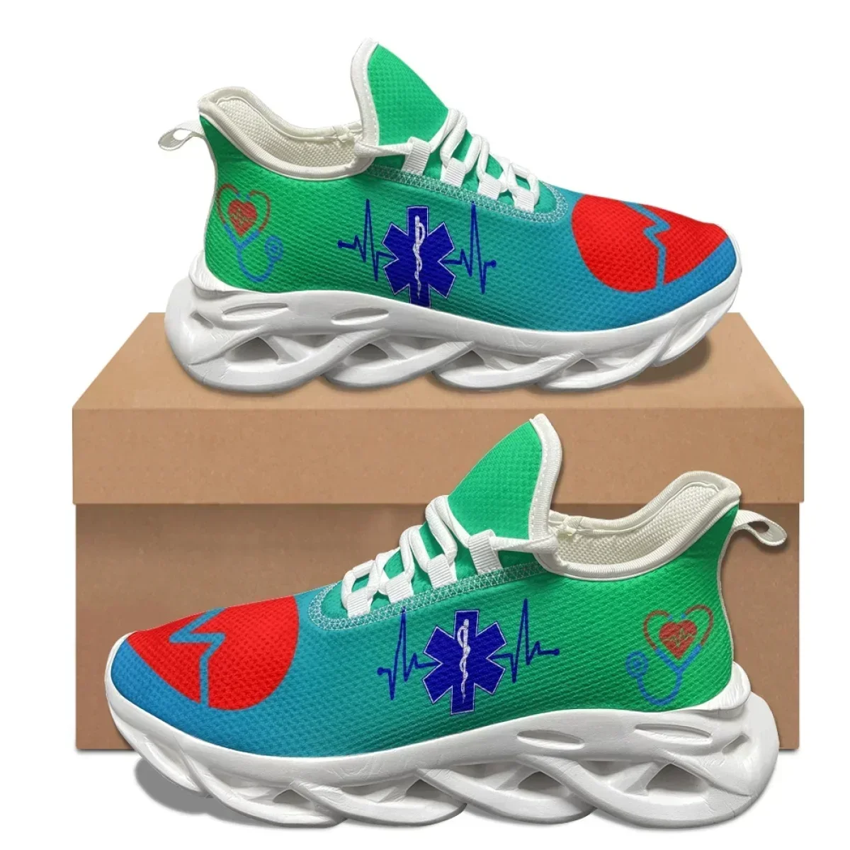 

Summer Comfortable Lace-Up Running Shoes Non-slip Breathable Women Sneakers Teens Students Dirty-Resistant Running Shoes 2023