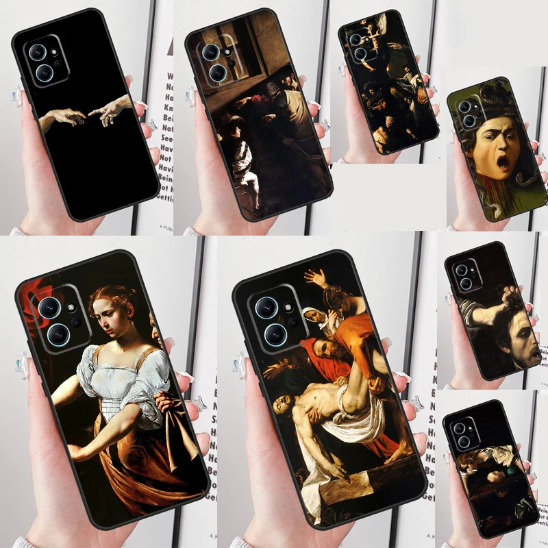 Caravaggio Paintings Funda For Xiaomi Redmi 12C 9A 9C 9T 10A 10C Redmi Note 10 8 9 11 12 Pro 9S 10S 11S 12S Case