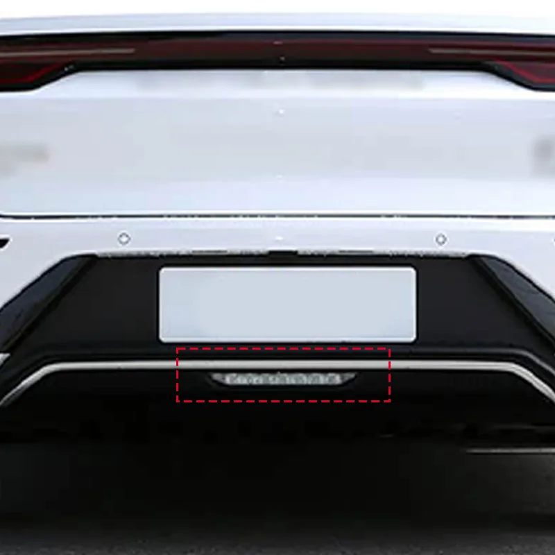 Rear Bumper Center Fog Light For BYD HAN EV /DM /DM-i /DM-P Rear Bumper Central Fog Lamp