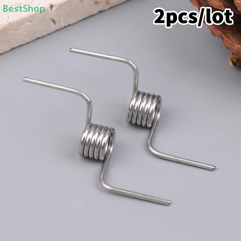♥2pcs Refrigerator Door Flip Beam Spring - Stainless Steel Torsion Spring Replacement Parts for Fridge Door